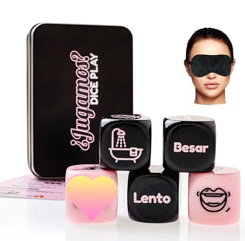 Würfel für Paare + Augenmaske - Würfel für Erwachsene auf Spanisch - originelles Geschenk Würfel für Paare + Augenmaske - Würfel für Erwachsene auf Spanisch - originelles Geschenk von Galilea