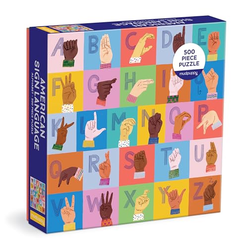 American Sign Language Alphabet 500 Stück Family Puzzle von Galison