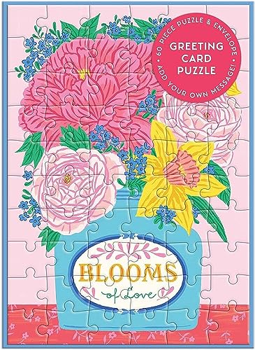 Blooms of Love Greeting Card Puzzle von Galison