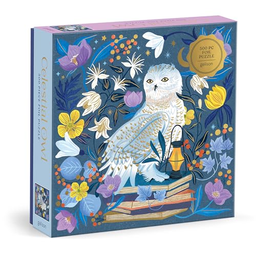 Celestial Owl 500 Piece Foil Puzzle von Galison