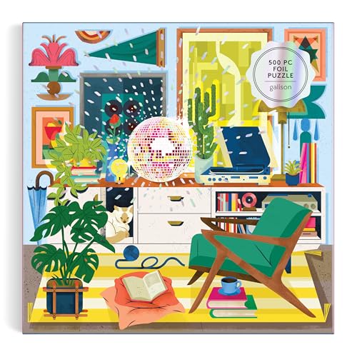 Disco Life 500 Piece Foil Puzzle von Galison