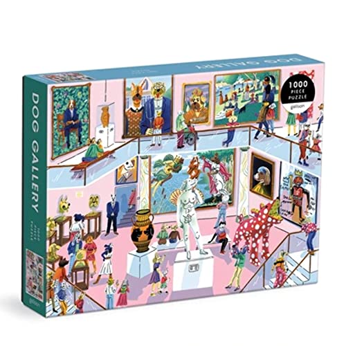 Galison 9780735372238 Hundegalerie Dog Puzzle, Mehrfarbig, 1000 Pieces von Galison