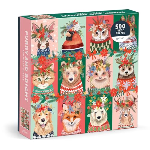 Furry and Bright 500 Piece Puzzle Furry and Bright 500 Piece Puzzle von Galison