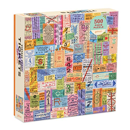 Galison 9780735366527 Vintatge Tickets Jigsaw Puzzle, Vintage Travel Galison 9780735366527 Vintatge Tickets Jigsaw Puzzle, Vintage Travel von Galison
