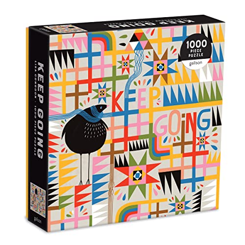 Galison 9780735368460 Keep Going 1000 Piece Puzzle in Square Box Galison 9780735368460 Keep Going 1000 Piece Puzzle in Square Box von Galison