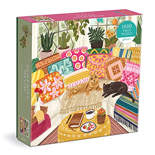 Galison 9780735371460 Serenity Meow Jigsaw Puzzle, Multicoloured, 1000 Pieces Galison 9780735371460 Serenity Meow Jigsaw Puzzle, Multicoloured, 1000 Pieces von Galison