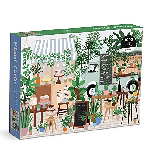 Galison 9780735371903 Plant Café Jigsaw Puzzle, Multicoloured, 1000 Pieces von Galison