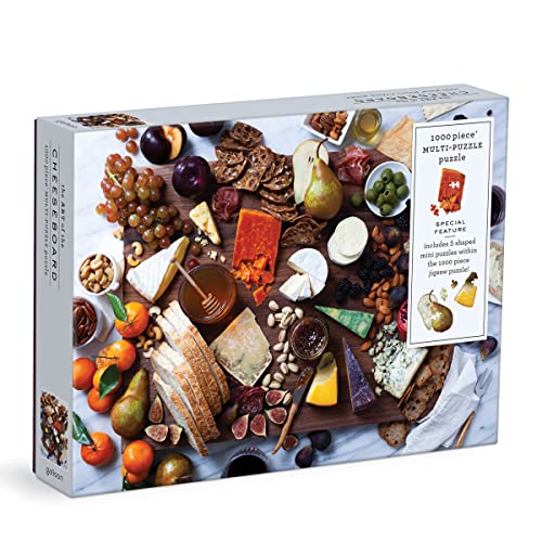 Galison 9780735372726 Art of The Cheeseboard Jigsaw Puzzle, Multicoloured, 1000 Pieces von Galison