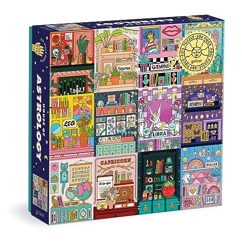Galison 9780735374881 House of Astrology Jigsaw Puzzle, Multicoloured, 500 Pieces Galison 9780735374881 House of Astrology Jigsaw Puzzle, Multicoloured, 500 Pieces von Galison