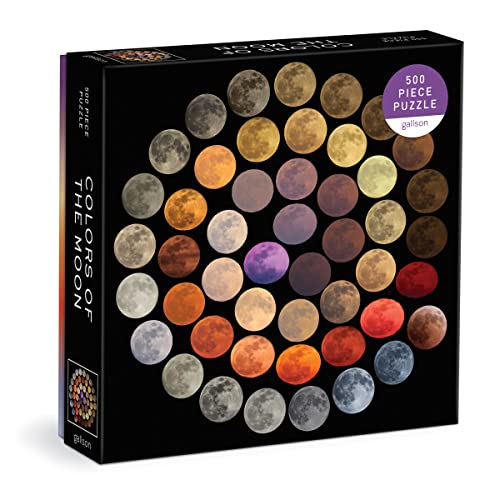Galison 9780735374942 Colours of The Moon Jigsaw Puzzle, Multicoloured, 500 Pieces Galison 9780735374942 Colours of The Moon Jigsaw Puzzle, Multicoloured, 500 Pieces von Galison