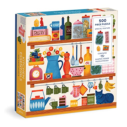 Galison 9780735374966 Kitchen Essentials Jigsaw Puzzle, Multicoloured, 500 Pieces Galison 9780735374966 Kitchen Essentials Jigsaw Puzzle, Multicoloured, 500 Pieces von Galison