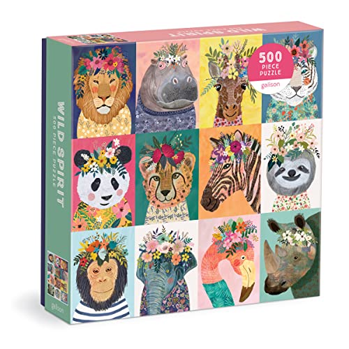 Galison 9780735375055 Wild Spirit Jigsaw Puzzle, Multicoloured, 500 Pieces Galison 9780735375055 Wild Spirit Jigsaw Puzzle, Multicoloured, 500 Pieces von Galison