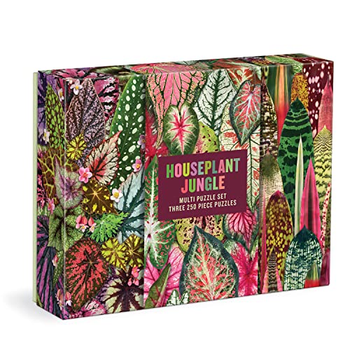 Galison 9780735375093 Houseplant Jungle Jigsaw Puzzle, Multicoloured, 250 Pieces von Galison