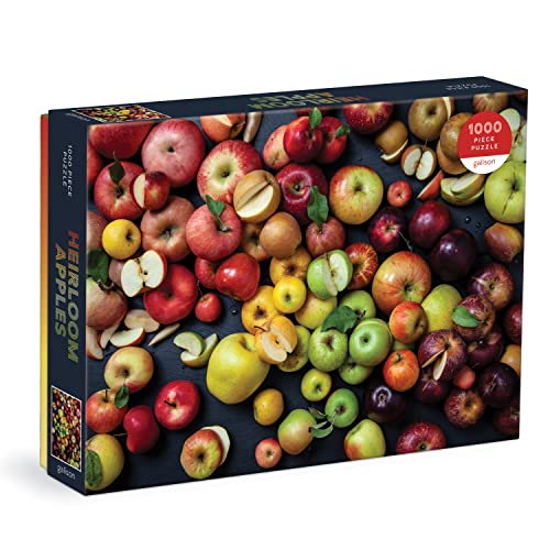 Galison 9780735375734 Heirloom Apples Jigsaw Puzzle, Multicoloured, 1000 Pieces von Galison