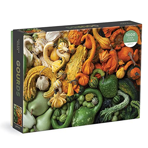 Galison 9780735375741 Gourds Jigsaw Puzzle, Multicoloured, 1000 Pieces von Galison