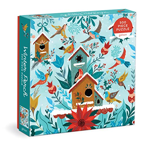 Galison 9780735376045 Winter Perch Jigsaw Puzzle, Multicoloured, 500 Pieces Galison 9780735376045 Winter Perch Jigsaw Puzzle, Multicoloured, 500 Pieces von Galison