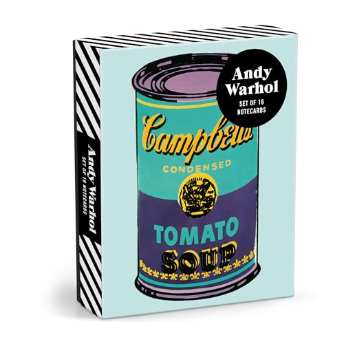 Galison Andy Warhol Pop-Art-Notizkarten-Set, für alle Anlässe, sortiert, 16 Blanko-Notizkarten mit ikonischer Warhol-Kunst mit Umschlägen Galison Andy Warhol Pop-Art-Notizkarten-Set, für alle Anlässe, sortiert, 16 Blanko-Notizkarten mit ikonischer Warhol-Kunst mit Umschlägen von Galison