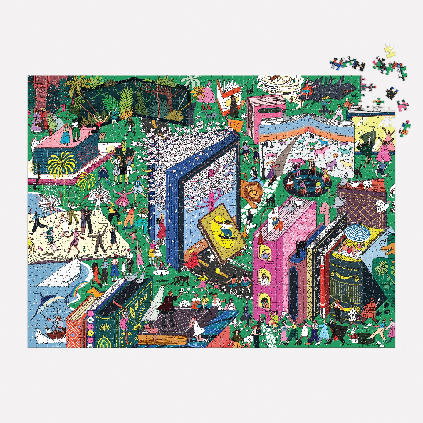 Galison Buchwelt ? 1000-teiliges Puzzle 1000 Teile Puzzle Galison-37552 Galison Buchwelt ? 1000-teiliges Puzzle 1000 Teile Puzzle Galison-37552 von Galison