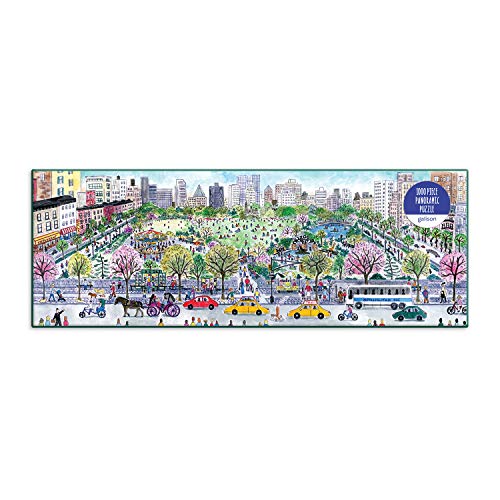 Galison Mudpuppy Michael Storrings Cityscape 1000 Piece Panoramic Puzzle, 9780735365384 von Galison