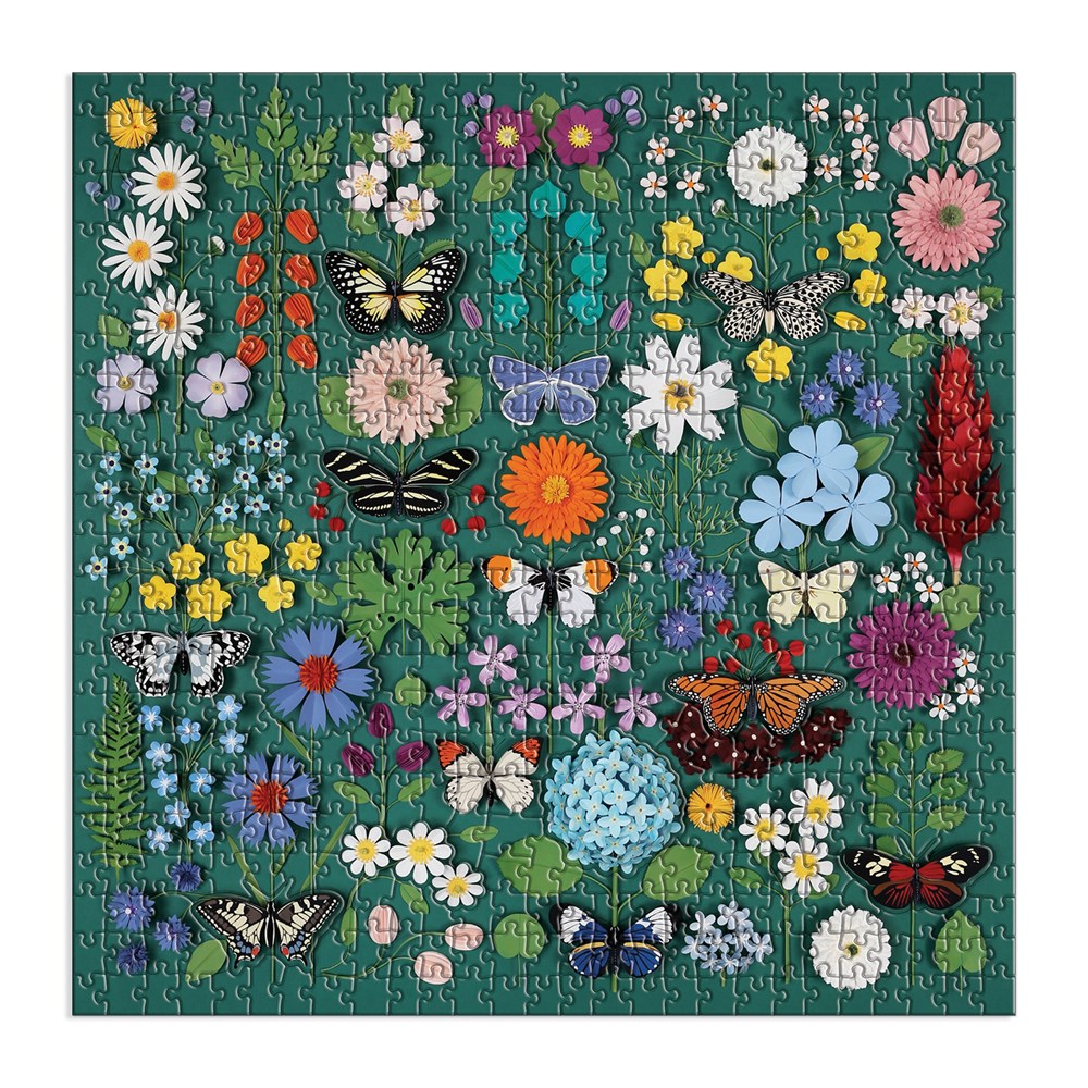 Galison Schmetterling Botanica - 500-teiliges Puzzle mit Geformten Teilen 500 Teile Puzzle Galison-36970 Galison Schmetterling Botanica - 500-teiliges Puzzle mit Geformten Teilen 500 Teile Puzzle Galison-36970 von Galison