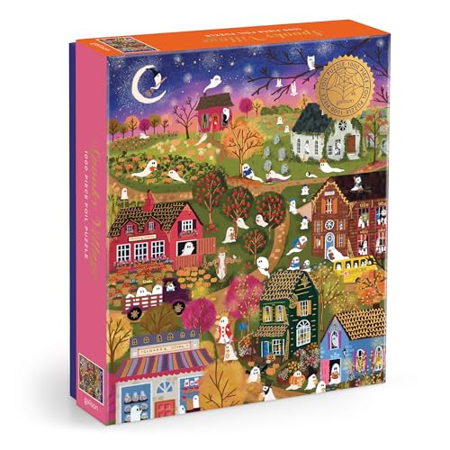 Joy Laforme Spooky Village 1000 Piece Foil Puzzle von Galison