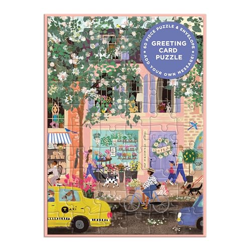 Galison Joy Laforme Spring Street Greeting Card Puzzle Galison Joy Laforme Spring Street Greeting Card Puzzle von Galison