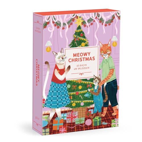 Meowy Christmas 12 Days of Puzzles 500 Piece Countdown Meowy Christmas 12 Days of Puzzles 500 Piece Countdown von Galison