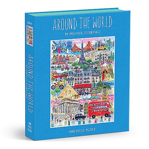 Michael Storrings Around The World 1000pc Book Puzzle von Galison