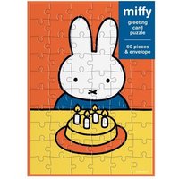 Miffy Birthday Greeting Card Puzzle Miffy Birthday Greeting Card Puzzle von Galison