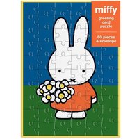 Miffy with Flowers Greeting Card Puzzle Miffy with Flowers Greeting Card Puzzle von Galison