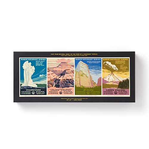 National Parks 1,000 Piece Panoramic Puzzle National Parks 1,000 Piece Panoramic Puzzle von Galison
