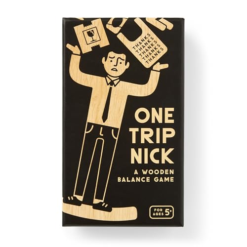 One Trip Nick Wooden Balance Game One Trip Nick Wooden Balance Game von Galison