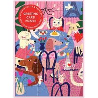 Paws for Love Greeting Card Puzzle Paws for Love Greeting Card Puzzle von Galison