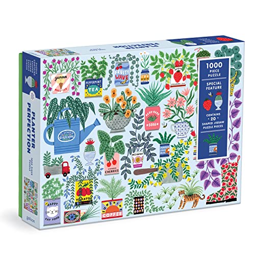 Galison 9780735375727 Planter Perfection Jigsaw Puzzle, Multicoloured, 1000 Pieces von Galison