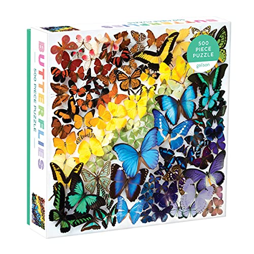 Rainbow Butterflies 500 Piece Puzzle von Galison