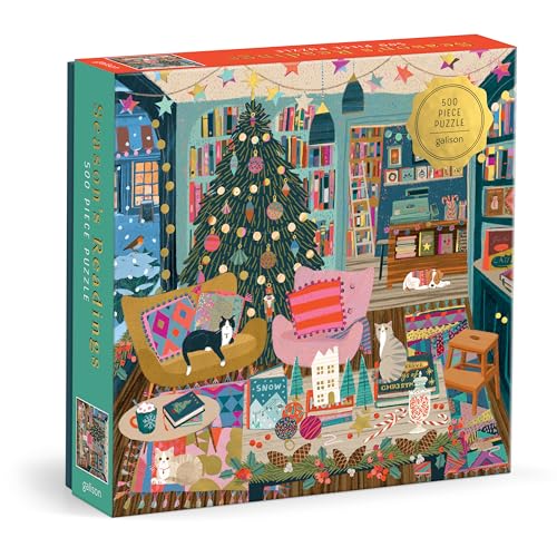 Season's Readings 500 Piece Foil Puzzle Season's Readings 500 Piece Foil Puzzle von Galison