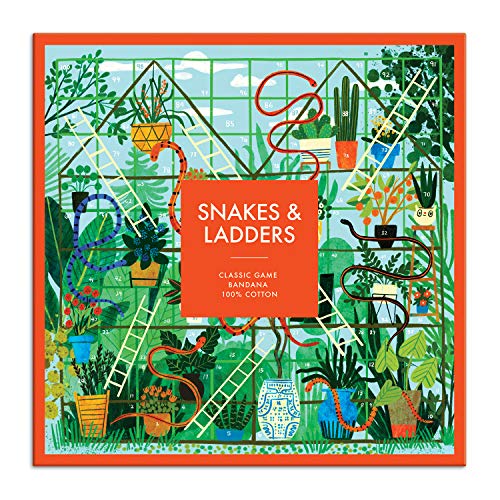 Snakes & Ladders Classic Game Bandana von Galison
