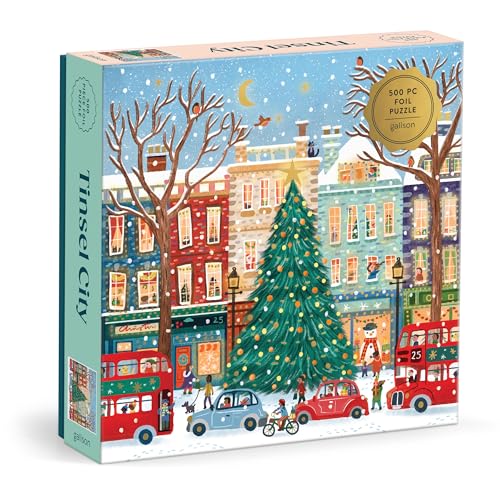 Tinsel City 500 Piece Foil Puzzle von Galison