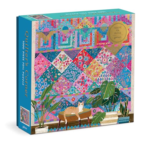 Victoria Ball Quilter's Corner 1000 Piece Foil Puzzle Victoria Ball Quilter's Corner 1000 Piece Foil Puzzle von Galison