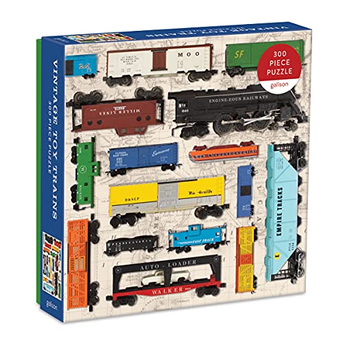 Vintage Toy Trains 300 Piece Puzzle von Galison