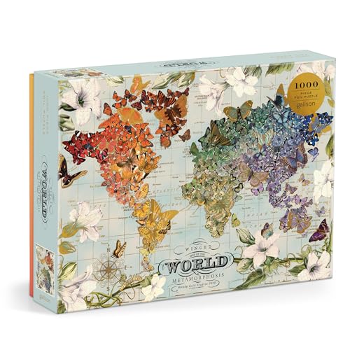 Wendy Gold Winged Metamorphosis 1000 Piece Foil Puzzle Wendy Gold Winged Metamorphosis 1000 Piece Foil Puzzle von Galison