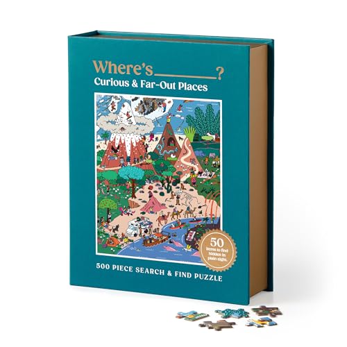 Where's? Curious and Far Out Places Search and Find Puzzle: 500 Pieces Where's? Curious and Far Out Places Search and Find Puzzle: 500 Pieces von Galison