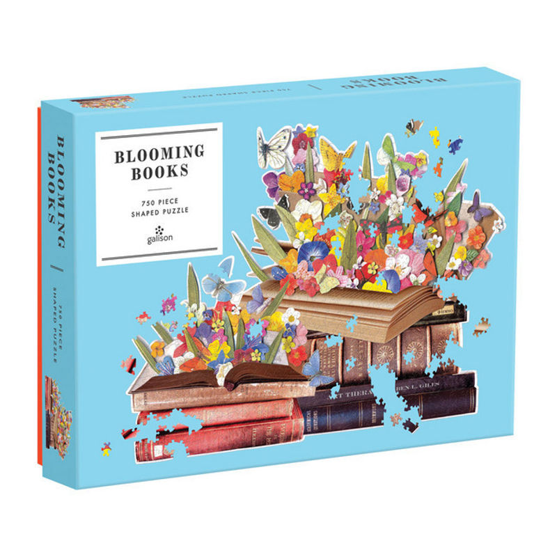 Wonder Books - Blooming Books 750 Piece Shaped Puzzle von Galison