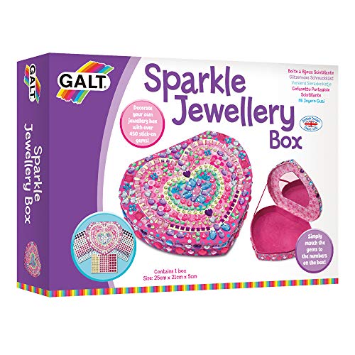Galt Toys, Sparkle Jewellery Box, Kids' Craft Kits, Ages 6 Years Plus von Galt