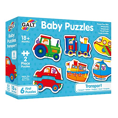 Galt Toys, Baby Puzzles - Transport, Jigsaw Puzzles for Kids, Ages 18 Months Plus von Galt
