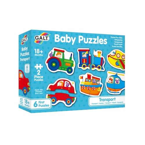 Galt Toys, Baby Puzzles - Transport, Jigsaw Puzzles for Kids, Ages 18 Months Plus von Galt