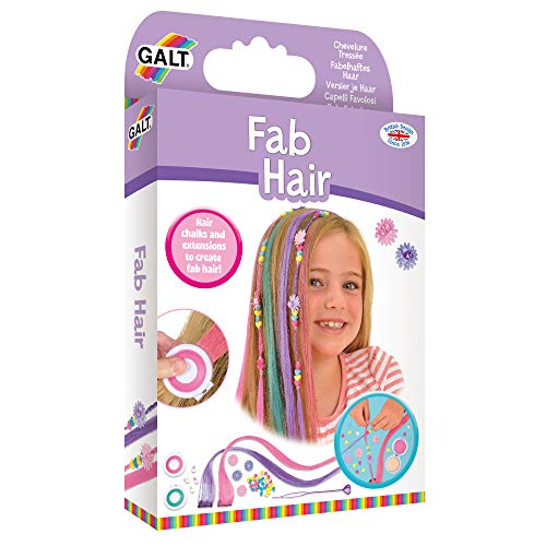 Galt Toys, Fab Hair, Hair Chalk Kit and Extensions for Children, Ages 6 Years Plus von Galt