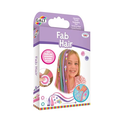 Galt Toys, Fab Hair, Hair Chalk Kit and Extensions for Children, Ages 6 Years Plus von Galt