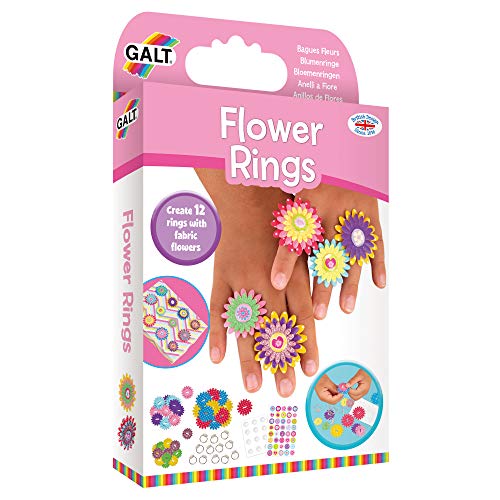 Galt Toys, Flower Rings, Craft Kit for Kids, Ages 6 Years Plus von Galt