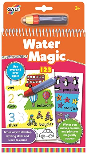 Galt Toys, Water Magic - 123, Colouring Books for Children, Ages 3 Years Plus von Galt